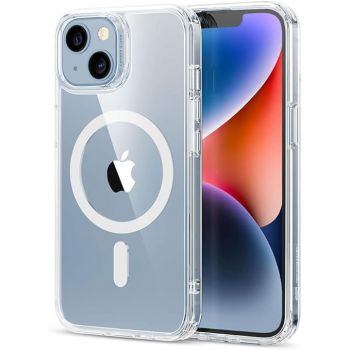 FEXME Back Case Cover for iPhone 13 Compatible for iPhone Back Hard Case Cover Compatible with MagSafe Scratch-Resistant Back Case Cover | Clear Lightweight iPhone Cover