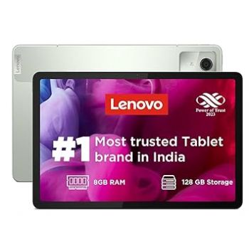 Lenovo Tab M11|8 Gb Ram,128 Gb ROM|11 Inch,90 Hz,72% Ntsc,400 Nits Fhd Display|Wi-Fi Only|Micro Sd Support Upto 1 Tb|Quad Speakers with Dolby Atmos|Octa-Core Processor|13 Mp Rear Camera,Green