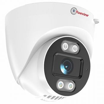 Trueview Smart Security Camera 4G 3mp CCTV Dome Camera for Home | Shop | Office | Farm | Construction Site | Sim Based Camera (4G Sim Based 3MP 1296p HD with 4 IR LED)