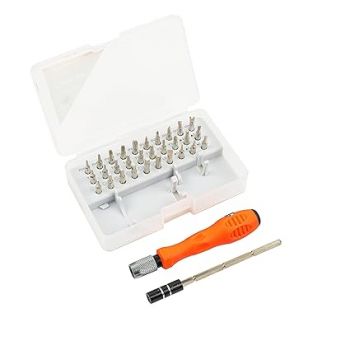 SPARTAN ISH-0408, 32-In-1 Mini Precision Screwdriver Bits Set with Magnetic Flexible Extension Rod, Screwdriver Set For Mobile, Laptop, Camera/Multipurpose Application, 1 Piece (Assorted Color)