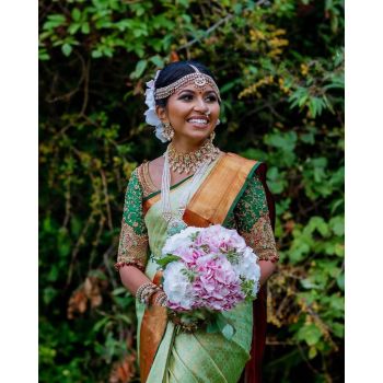 Soft Lichi Silk Fancy Saree 