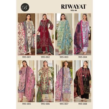  4 set Churidar Dress Meterials Combo Pack (NGT)