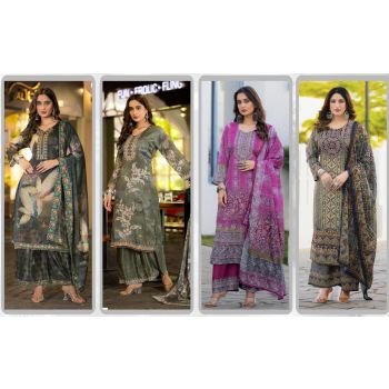 Repurchase Chinon Digital Print Salwar Kameez Collection