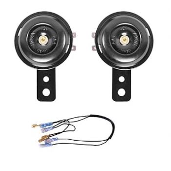 meenu arts High Tone Double Horn with Wire (12V, 400 Hz, 105-118 dB) for Bajaj Pulsar 220 DTS-i
