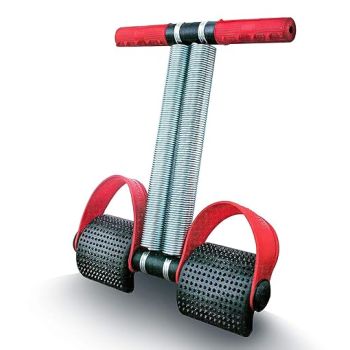Boldfit Double Spring Tummy Trimmer Men and Women for Abs Workout Stomach Exercise Machine for Women and Men Exercise in Gym, Home for Abdominal, Belly Exercise Waist Trimmer, Tummy Twister Red