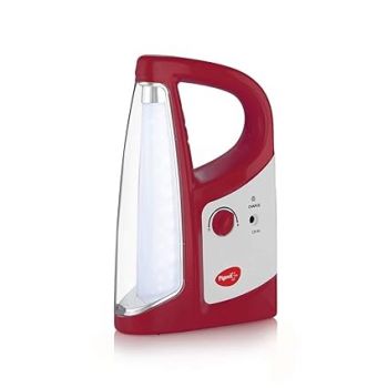 Pigeon by Stovekraft Gleam LED Rechargeable Emergency Lamp with 1600 mAH and 50 Hours of Backup time (Red