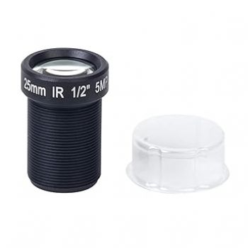 Xenocam HD 5.0Megapixel 25mm IR CCTV Lens 1/2" for HD IP AHD CCTV Camera Lens F2.4 M12 Mount Fixed Iris Long Viewing Distance Upto 50m
