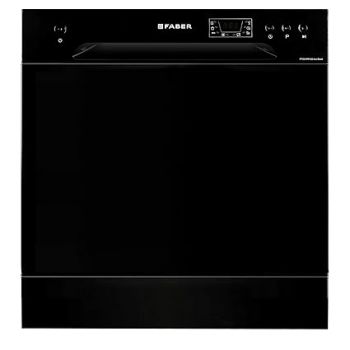 Faber 8 Place Dishwasher | 6 Wash Programs |Adjustable Upper Rack & Cutlery Tray | 8L Water/Cycle | Suitable for Oil & Masala Stains | 2Yr Warranty & 5Yr On Cavity | FFSD 6PR 8S Ace