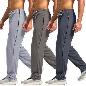 Pinkmint Men's Regular Fit Spandex Track Pant