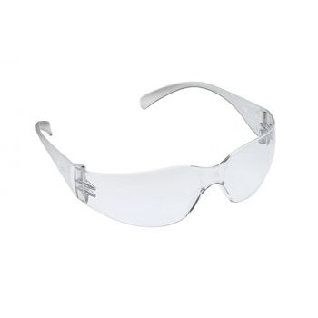 3M 11850 Safety Goggles Hard Coat Eye Protector Anti Pollution Glasses For Multipurpose Eyewear Use In Riding Motorcycle, Construction, Clear Transparent Goggles (Pack of 1)