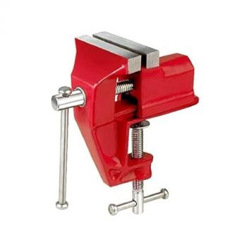 Homdum 2 ½ inch cast iron Steel Baby vice clamp Professional Fixed Base with Bench mounted clamp size 65 mm
