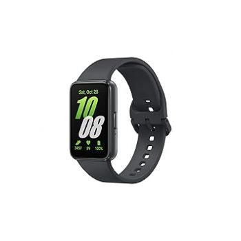 Samsung Galaxy Fit3 Light and Sleek Fitness Band, 13 Days Battery, 100+ Exercises and Sleep Tracking, Dark Gray (Black)