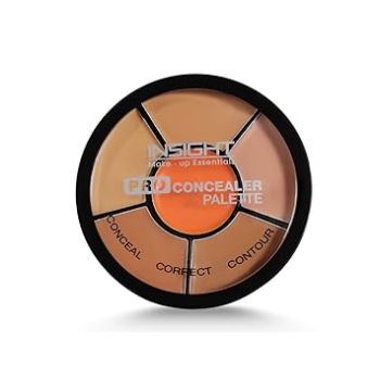 INSIGHT Cosmetics Pro Concealer Palette Waterproof Concealer With Full Coverage |Easily Blendable Concealer| 3 In 1 Palette- Conceal Corect & Contour | Crease Resistance |Long Lasting |Oil Control