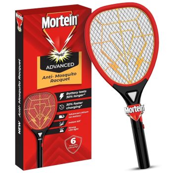 CDP Mortein Advanced Anti-Mosquito Racquet | Mosquito Bat | Electric Fly Swatter | Mosquito Killer Racket | Bat to Hit Mosquito
