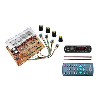 QBM 3055 Amplifier Circuit Board Kit - Powerful Transistor Audio Amplifier Board with Bluetooth, FM, Mp3 Module (250 Watt RMS)