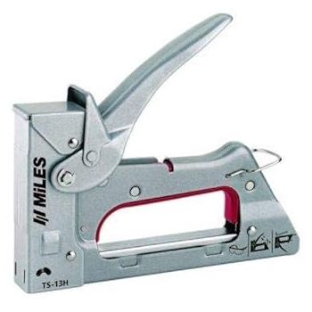 kangaro Ts-13 H Stainless Steel Gun Tacker with Lock Down Handle For Easy Storage (Multicolour