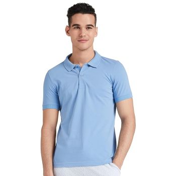 CDP Premium Quality Men's Cotton Polo Tshirt | Collar Tshirts | Half Sleeves -Sky blue