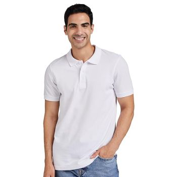 CDP Premium Quality Men's Cotton Polo Tshirt | Collar Tshirts | Half Sleeves -White