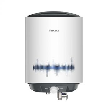 Bajaj Shield Series New Shakti 15L Storage Wall Mount Water Heater For Home|5-Star Rated Geyser|Child Safety Mode|For High Rise Buildings|10-Yr Tank 6-Yr Element 4-Yr Product Warranty 【White & Grey】