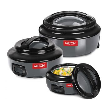 MILTON Ernesto Inner Stainless Steel Jr. Casserole Set of 3