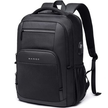 Red Lemon Swiss Cut Design 15.6" Laptop Backpack for Men and Women, Stylish 26L Capacity, USB Charging Port, Anti-Theft Pocket & Accessories Organizer