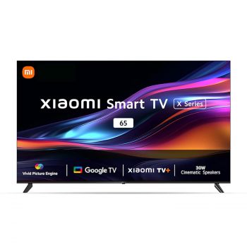Xiaomi 165 cm (65 inches) X Series 4K Ultra HD Smart Google TV L65M8-A2IN (Black)