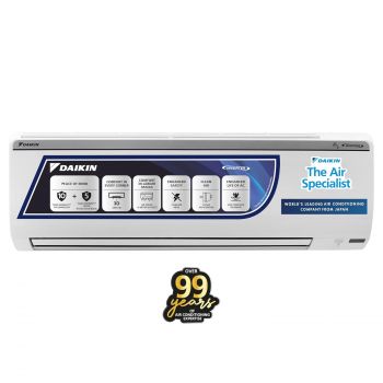 Daikin 1 Ton 5 Star Inverter Split AC (Copper, PM 2.5 Filter, FTKR35U, White)