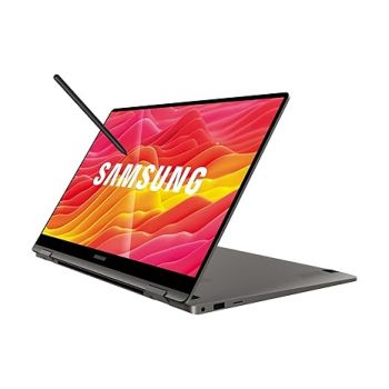 Samsung Galaxy Book3 360 Intel 13th Gen i7 EvoTM 39.6cm(15.6") Super Amoled 2-in-1 Touchscreen Laptop (16 GB/1 TB SSD/Windows11/MS Office/Backlit KB/Fingerprint Sensor/Graphite/1.46Kg), NP750QFG-KA3IN