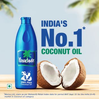 Parachute Coconut Oil 300 ml - Bottle Pack of 3