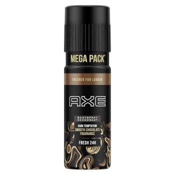AXE Dark Temptation Long Lasting Smooth Chocolate Deodorant Body Spray for Male, 215ml