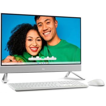 Dell AIO Inspiron 7730, i5-1334U, 16GB, 512GB SSD, Intel® Iris® Xe Graphics, 27" FHD 60Hz WVA IPS NT InfinityEdge Narrow Border|Windows 11+Office H&S 2021|Pearl White Cover|Wireless Keyboard & Mouse