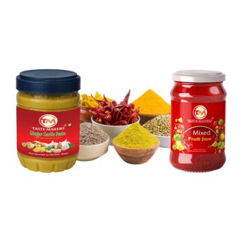Masala Set + Ginger Garlic Paste 2 Bottle + Jam 500g - 31 SETS