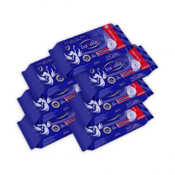 Isabella Sanitary pad Package 140 Pieces (7 Packets) COMBO