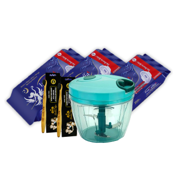 Sanitary Pad Budget Combo (3 Sanitary pad|  2 Toothbrush | 1 Vegetable chopper) 